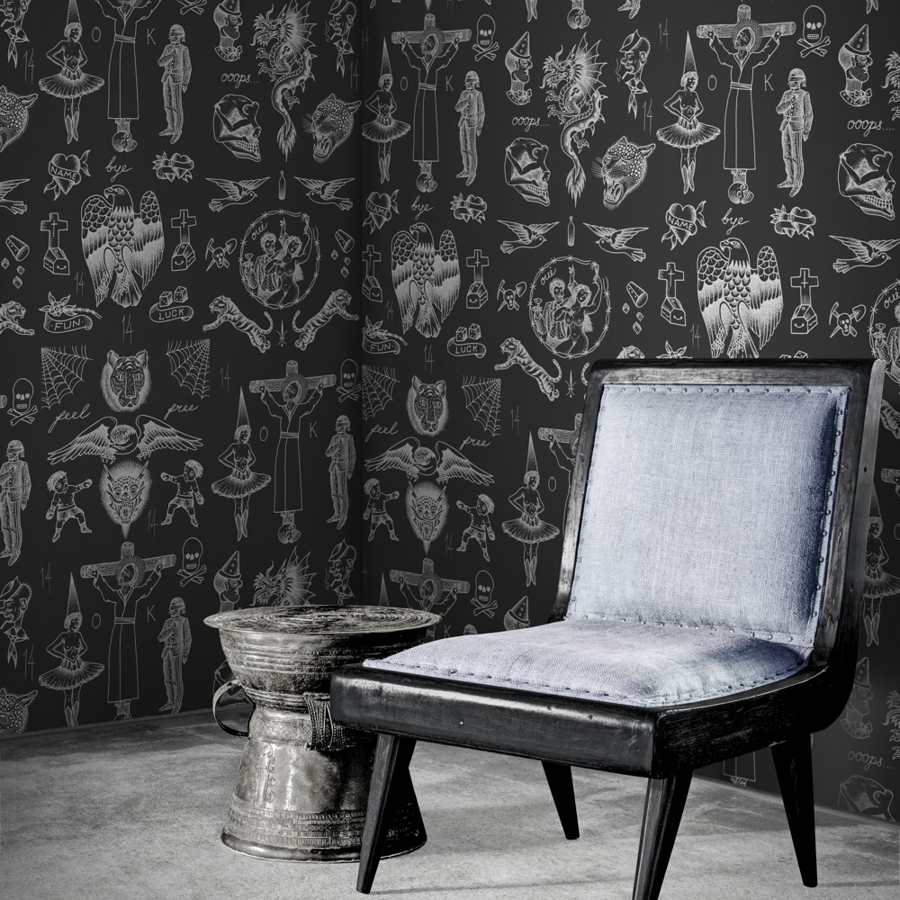 SAMPLE - Tattoo Flash Wallpaper - Negative - Image 3