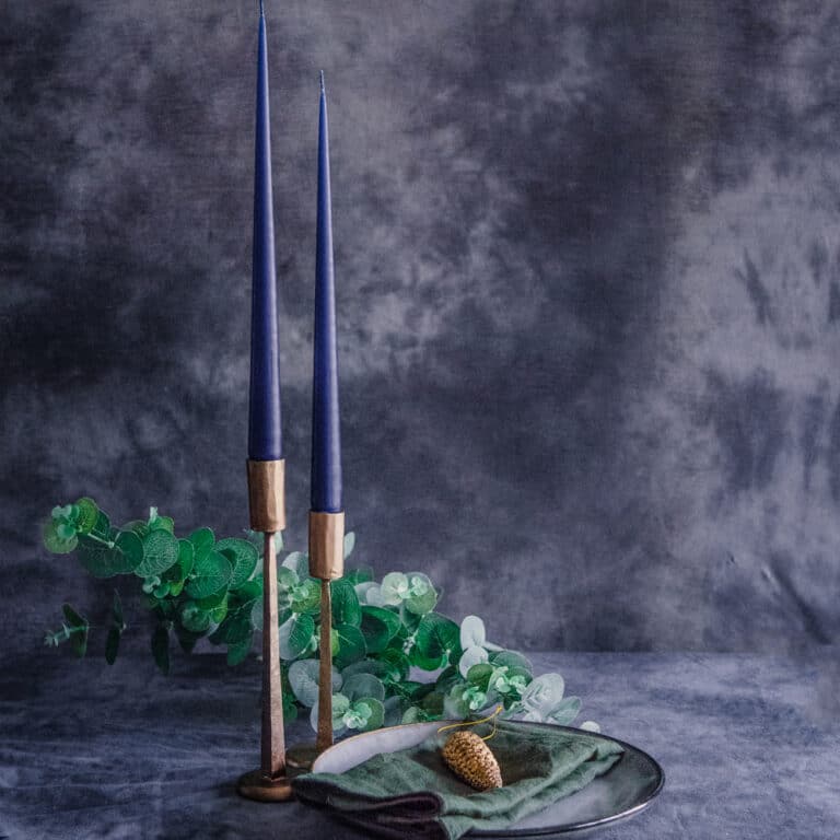 Hand Dipped Taper candles Cranberry (6 pack) Curious Egg